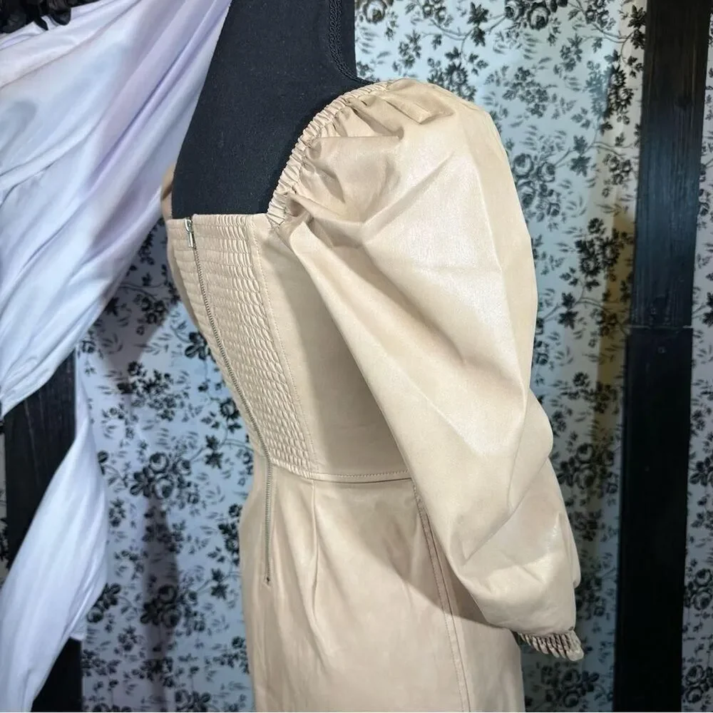 7-for-all-mankind Women's Tan Dress sz xs - Picture 8 of 8